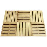 vidaXL Talne plošče 6 kosov 50x50 cm lesene zelene | Shoptok.si
