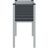 vidaXL Vrtno korito antracit 100x41x90 cm jeklo | Shoptok.si