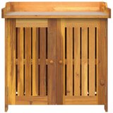  Vrtni ormar Prirodna 78 x 36,5 x 78cm Čvrsto drvo akacije | shoptok.hr