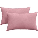 vidaXL Blazine za kavč 2 pcs Roza 50 x 30 cm Žametna tkanina | Shoptok.si