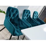 Molarem Home Stolica Cherry-tirkizna,baršun matt (vodootoporan) | shoptok.hr