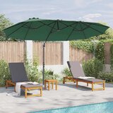  Suncobran Zelena 372 x 198 x 243 cm Poliester i aluminij | shoptok.hr