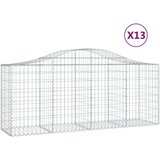  Lučne gabionske košare 13 kom 200x50x80/100cm pocinčano željezo | Eponuda.com