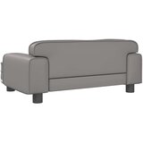 vidaXL Pasja postelja siva 70x45x30 cm umetno usnje | Shoptok.si