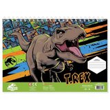 DIAKAKIS Blok za crtanje sa stikerima JURASSIC 40L 570990 Cijene