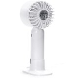 Aigostar Punjivi džepni ventilator 4W/5V 500mAh USB bela | Eponuda.com
