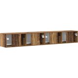 vidaXL TV zidni ormar Zidne 2 pcs Staro drvo 60 x 31 x 29.5 cm | shoptok.hr