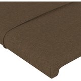  Okvir kreveta bez madraca tamnosmeđi 90x200 cm od tkanine | shoptok.hr