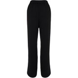 Trendyol Curve Black Pleated Woven Trousers | Shoptok.si