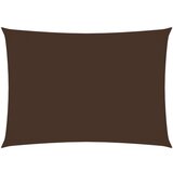 vidaXL Jedro protiv sunca od tkanine Oxford pravokutno 2 5x4 5 m smeđe | shoptok.hr