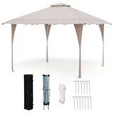  Gazebo paviljon sa mehanizmom 4x4m Bež ( 1687 ) | ePonuda.com
