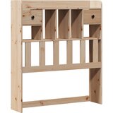 Krevet s regalom za knjige bez madraca 90x190 cm od borovine | shoptok.hr