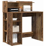  Stol s policom Staro drvo 90 x 48 x 101,5 cm Konstruirano drvo | shoptok.hr