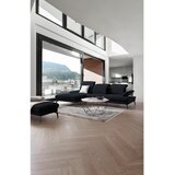 Stylife KOTNA SEDEŽNA GARNITURA, šenilja temno modra | Shoptok.si