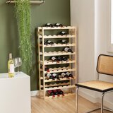 Compactor Držalo za vino iz masivnega bora v naravni barvi število steklenic 54 60x121x27 cm Luana – | Shoptok.si