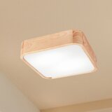  plafonska svetiljka natural square 2xE27/15W/230V 35x35 cm borovina | Eponuda.com