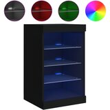 Maison Chic Komoda - Predalnik z LED lučkami črna 41x37x67 cm, (21716786) Cene