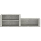 Ormarić za cipele boja betona 150x35x45 cm konstruirano drvo | shoptok.hr