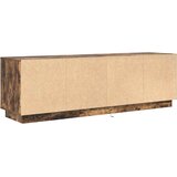 TV ormarić s LED svjetlima boja dimljenog hrasta 160,5x41x50 cm | Eponuda.com
