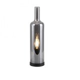 Just LIGHT. 14006-25 - Stona lampa BOTTLE 1xE14/25W/230V crna/zadimljena | Eponuda.com