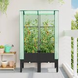  Povišena gredica s pokrovom za staklenik 80 x 40 x 140 cm | shoptok.hr