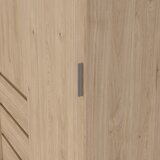 Tvilum Ormar u dekoru hrasta s kliznim vratima u prirodnoj boji 119x200x60 cm Naia – | shoptok.hr