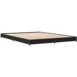 vidaXL Okvir za krevet crni 150x200 cm konstruirano drvo i metal Cijene