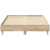 vidaXL posteljni okvir brez ležišča Sonoma hrast 120x200 cm | Shoptok.si
