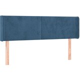 Maison Chic vzglavna omarica - nočna omarica - posteljna omarica z ušesi temno modro 147x16x78/88 cm žamet, (21712111) | Shoptok.si