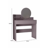 Hanah home Stol za šminkanje Harmony Mini Okrugli, 90 x 40 x 133 cm, Roze boje | Eponuda.ba