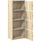 vidaXL Knjižna omara sonoma hrast 40x24x102 cm inženirski les | Shoptok.si