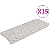  Samoljepljivi otirači za stube 15 kom 65x21x4 cm boja platine | shoptok.hr