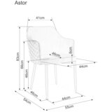Molarem Home Stolica Astor-siva | shoptok.hr