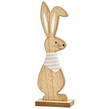 DEKOR DOM Uskršnja dekoracija Stand Bunny Wood 27cm, Natural, 10034946 Cene
