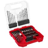 Einhell L-Case 40 kom Set imp.bit, burgija+ S2-E6.3-1/4", burgije + nas.ključ | ePonuda.com