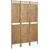 Furnova Paravan 3-delni iz bambusa 120x180 cm, (21929944) | Shoptok.si