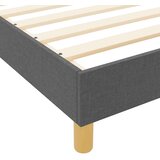  Krevetna konstrukcija Tamno siva 80 x 200 cm tkanina | shoptok.hr