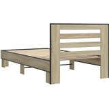  Okvir kreveta s uzglavljem Hrast sonoma 80 x 200 cm | shoptok.hr