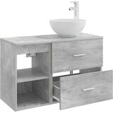  Set namještaja za kupaonicu 2 pcs Betonska siva | shoptok.hr