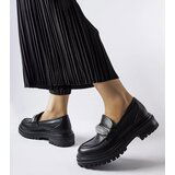 Gemre Black loafers with rhinestones Hartford Cene
