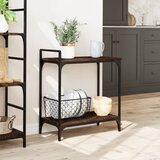  Kuhinjska kolica boja hrasta 60,5x31x72,5 cm konstruirano drvo | shoptok.hr