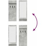  Vješalica za kapute na zidu Zidne Betonski sivi 70 x 10 x 90 cm | shoptok.hr
