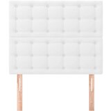  Posteljno vzglavje 2 kosa belo 90x5x78/88 cm umetno usnje, (20793013) | Shoptok.si