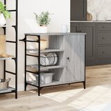  Kuhinjska kolica boja hrasta 87,5x38,5x84,5cm konstruirano drvo | shoptok.hr