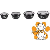 Flamingo kena Činija sa Poklopcem za Pse, Crna, 600ml | ePonuda.com