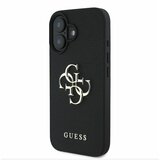 Guess PU Grained 4G Metal Logo Zadní Kryt pro iPhone 16 Black Ovitek za telefon Vijolična | Shoptok.si