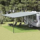 vidaXL Preproga za šotor svetlo zelena 400x600 cm HDPE