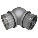  Kotni priključek za ograje (50 mm, 1 kos, Mat) | Shoptok.si