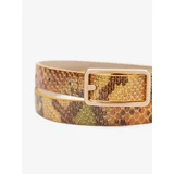 Camaieu Yellow women's patterned belt - Women's
