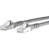 Metz Connect 1308457033-E RJ45 omrežni kabel\, Patch kabel CAT 6a S/FTP 7.00 m siva z zaščitnim zapornim zatičem 1 kos, (20421522) | Shoptok.si